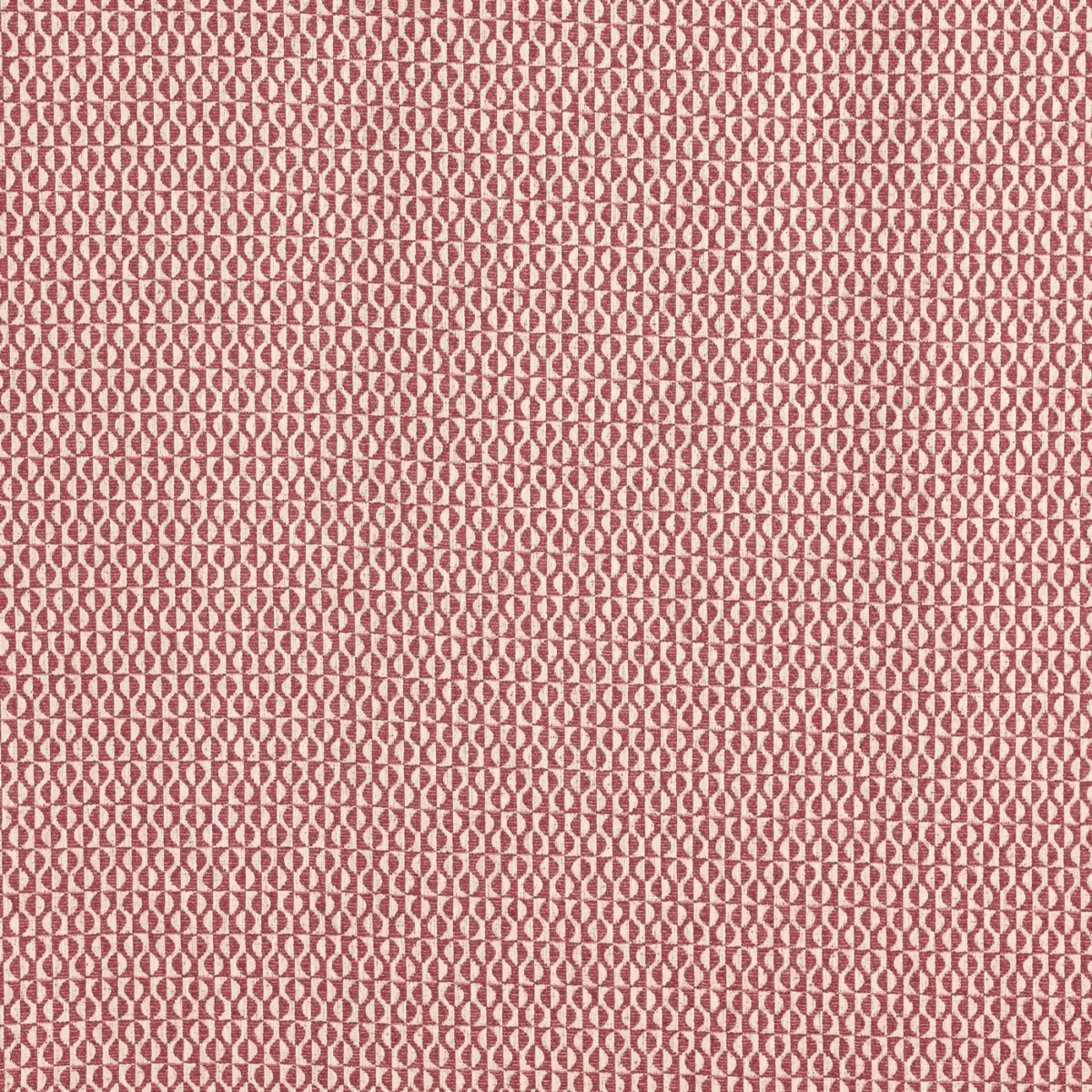 red geometric woven fabric from Prestigious Textiles
