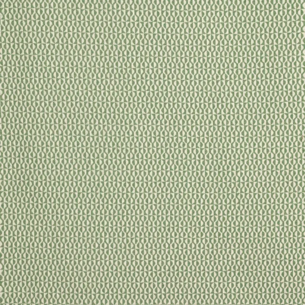 green geometric woven fabric from Prestigious Textiles