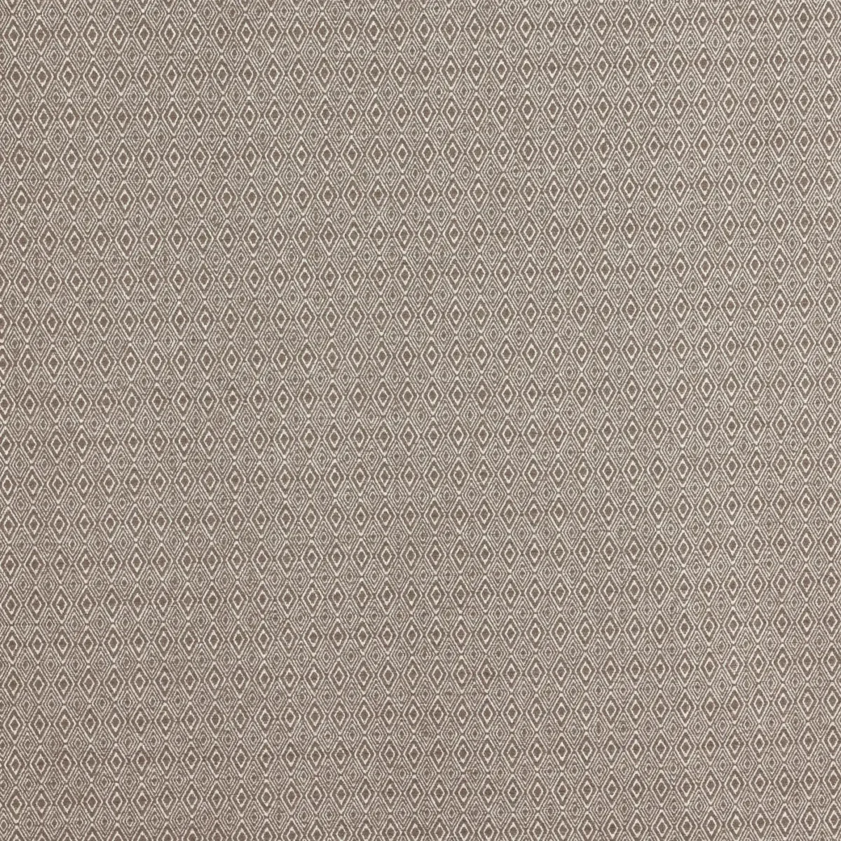 Shoreditch Fabric - Acorn by brown geometric woven fabric from Prestigious Textiles