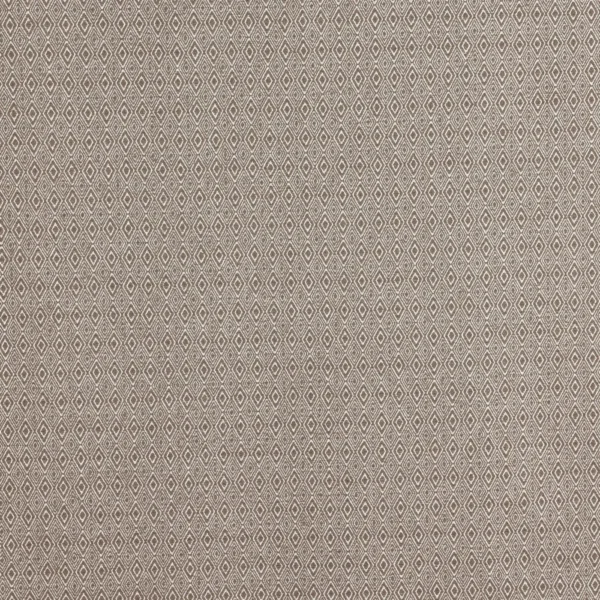 Shoreditch Fabric - Acorn by brown geometric woven fabric from Prestigious Textiles