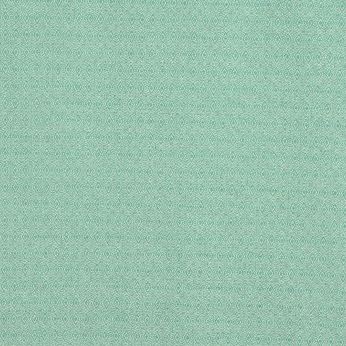 Shoreditch Fabric - Aqua by green geometric woven fabric from Prestigious Textiles