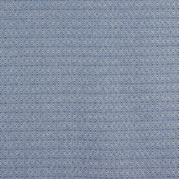 blue geometric woven fabric from Prestigious Textiles