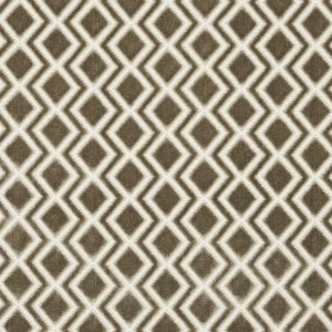 brown geometric velvet-chenille fabric from iLiv