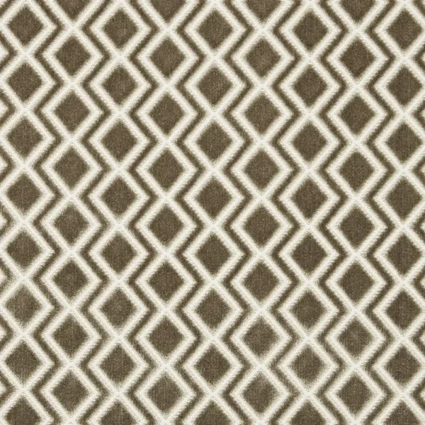 brown geometric velvet-chenille fabric from iLiv