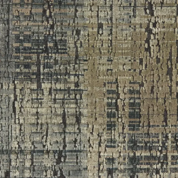 Infinity Fabric - Stone by black-grey contemporary velvet-chenille fabric from iLiv