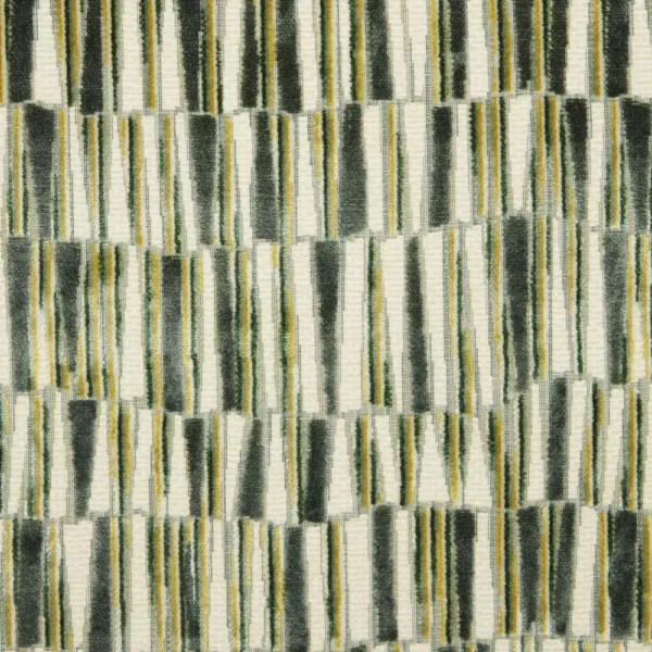 green striped velvet-chenille fabric from iLiv
