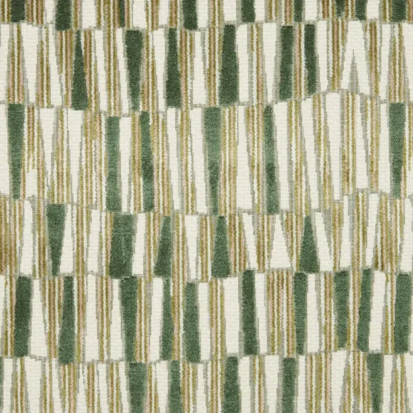 green striped velvet-chenille fabric from iLiv