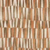 orange striped velvet-chenille fabric from iLiv