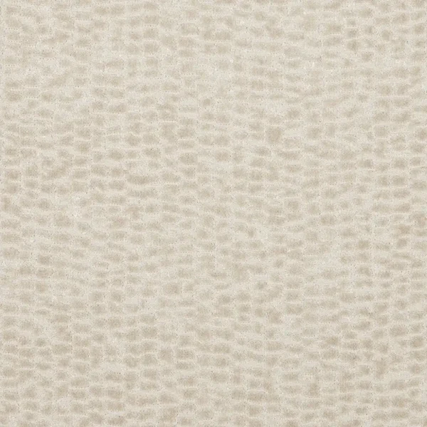 Mandal Fabric - Stone by neutral misc velvet-chenille fabric from iLiv