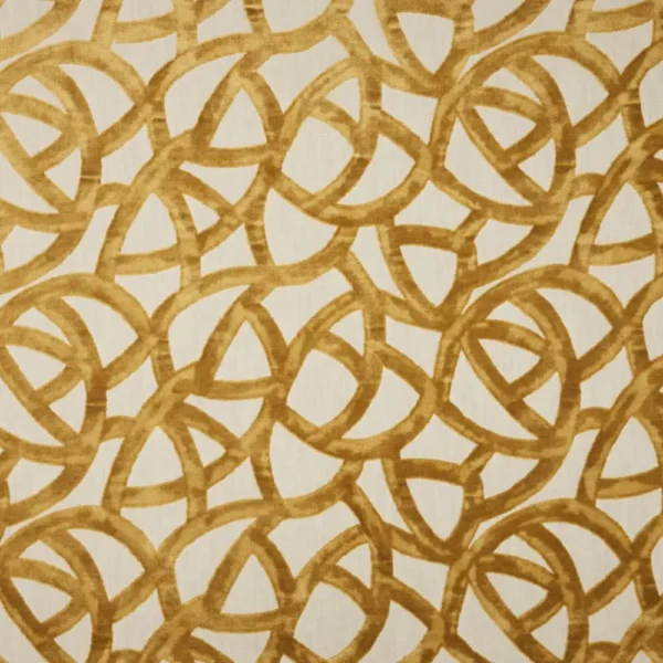 yellow misc velvet-chenille fabric from iLiv