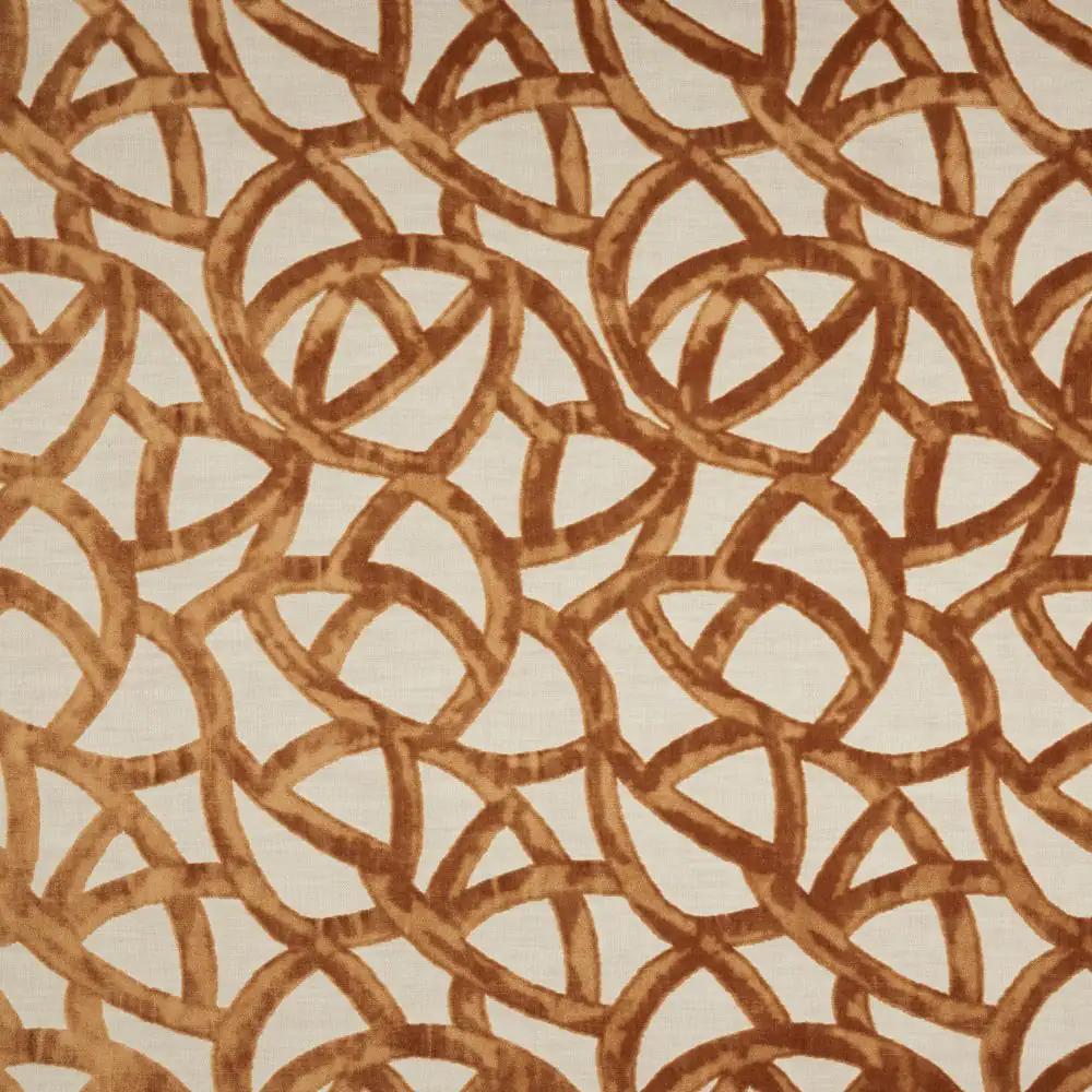 orange misc velvet-chenille fabric from iLiv