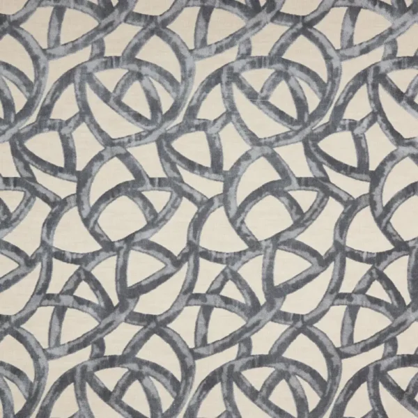 Orbit Fabric - Slate Blue by black-grey misc velvet-chenille fabric from iLiv