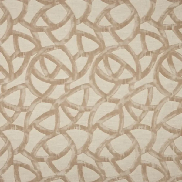 Orbit Fabric - Stone by neutral misc velvet-chenille fabric from iLiv