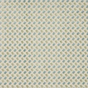 blue spotted velvet-chenille fabric from iLiv