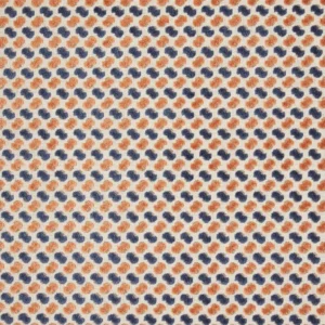 blue spotted velvet-chenille fabric from iLiv