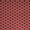 red geometric velvet-chenille fabric from iLiv