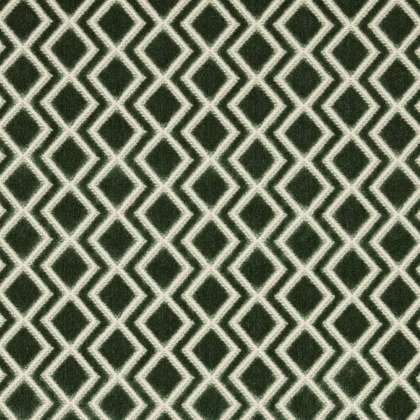 black-grey geometric velvet-chenille fabric from iLiv