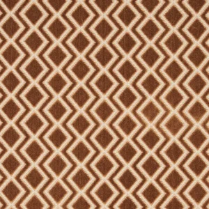 orange geometric velvet-chenille fabric from iLiv