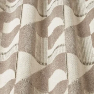 pink geometric fabric with