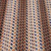 blue spotted fabric with