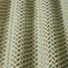 green spotted fabric with