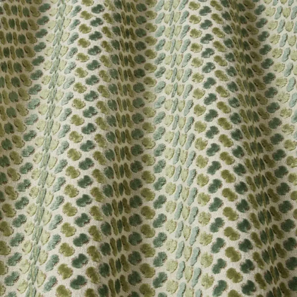 Quantum Fabric - Jade by green spotted fabric with