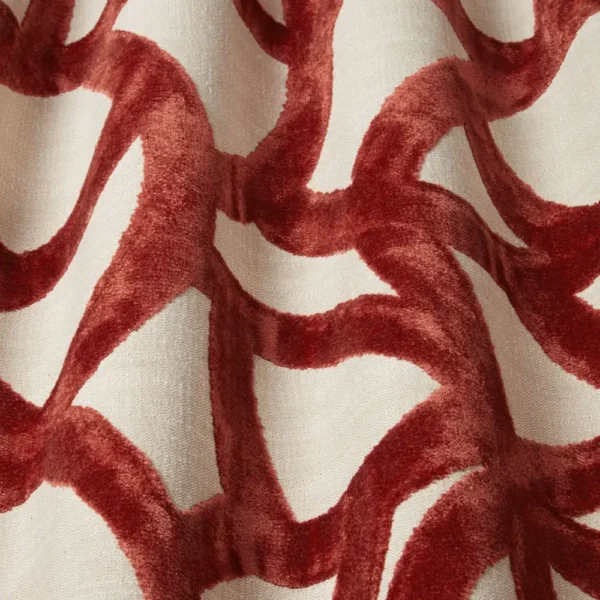 Orbit Fabric - Claret by red misc fabric with