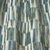 blue striped fabric with