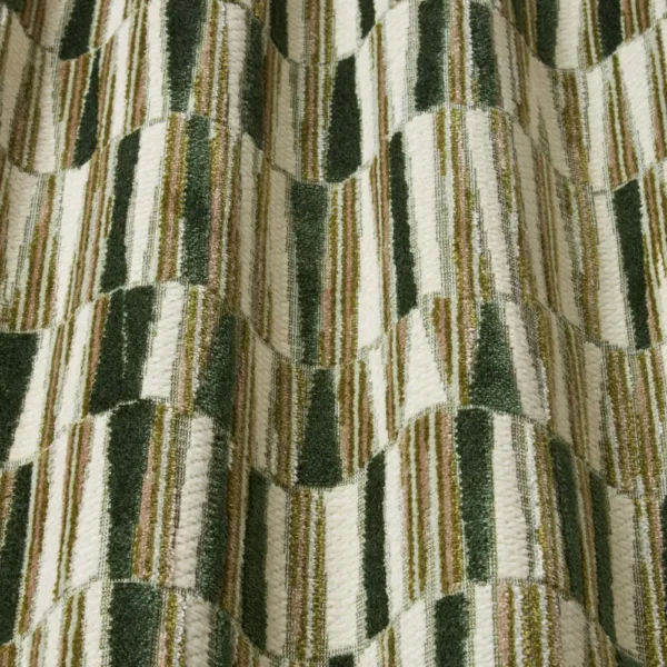 green striped fabric with