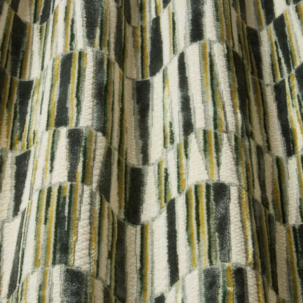 green striped fabric with