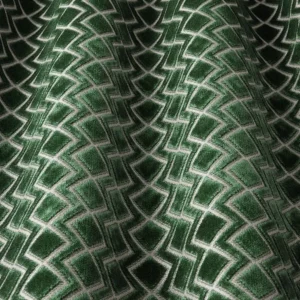 black-grey geometric fabric with