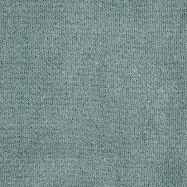 Hampton Fabric - Chalk Blue by blue plain velvet-chenille fabric from iLiv