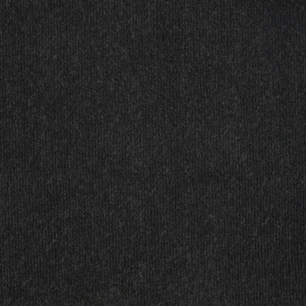 Hampton Fabric - Charcoal by black-grey plain velvet-chenille fabric from iLiv