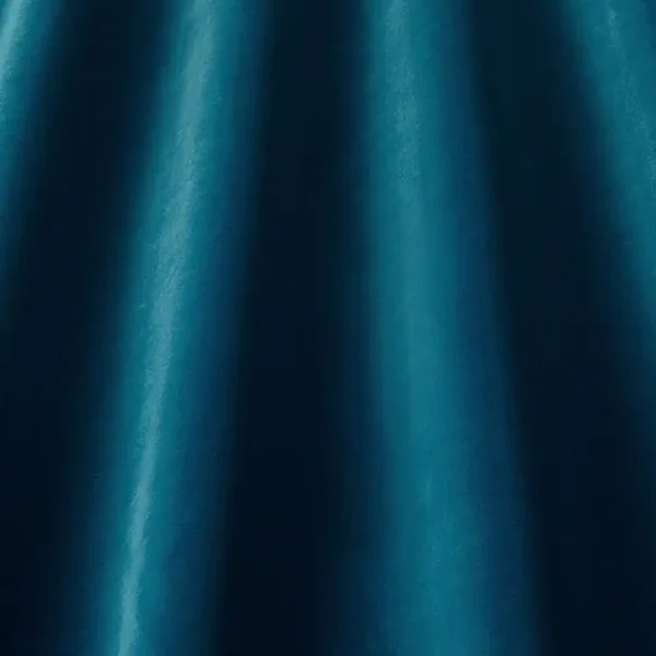 Hampton Fabric - Cyan by blue plain fabric with