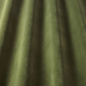 green plain fabric with