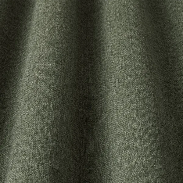 Cairo Fabric - Forest by green plain fabric with wave