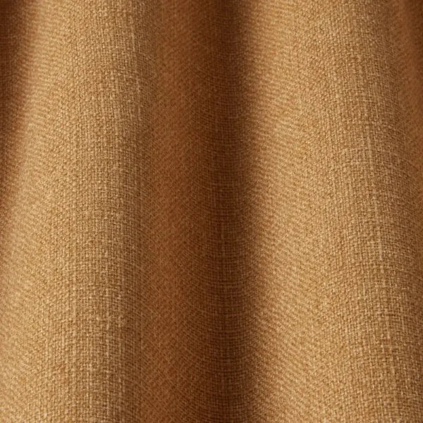 Cairo Fabric - Toffee by brown plain fabric with wave