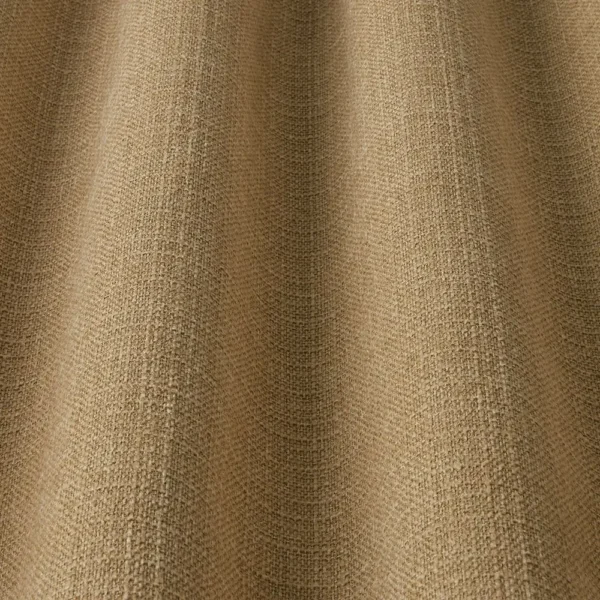 Cairo Fabric - Caramel by brown plain fabric with wave