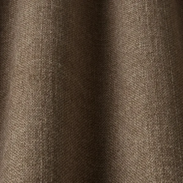Cairo Fabric - Mushroom by brown plain fabric with wave
