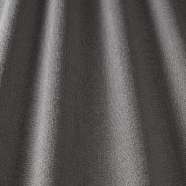 Cairo Fabric - Steel by black-grey plain fabric with wave