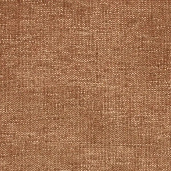 Flynn Fabric - Rust by orange plain velvet-chenille fabric from iLiv