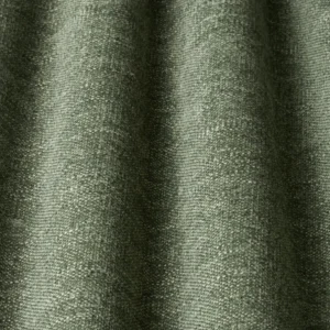 green plain fabric with wave