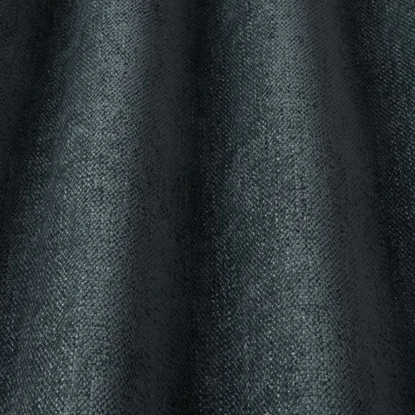 Flynn Fabric - Fjord by black-grey plain fabric with wave