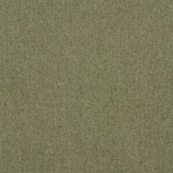 Bray Fabric - Herb by green plain woven fabric from iLiv