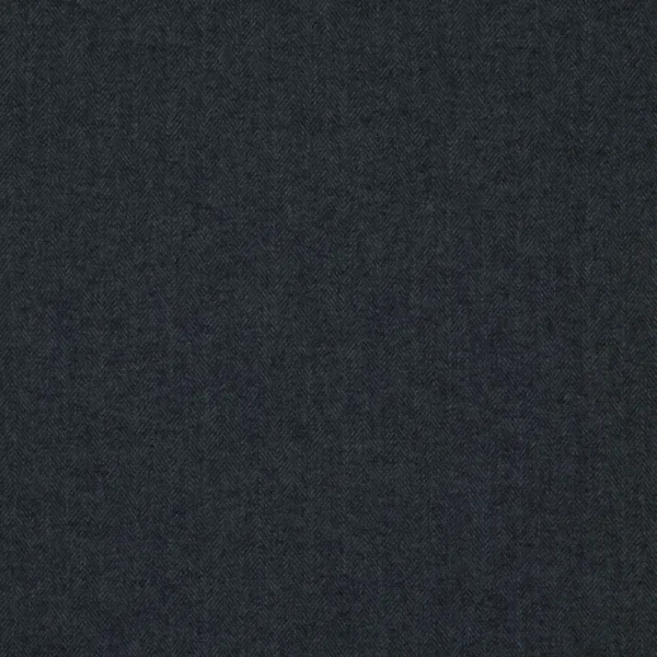 Bray Fabric - Midnight by black-grey plain woven fabric from iLiv