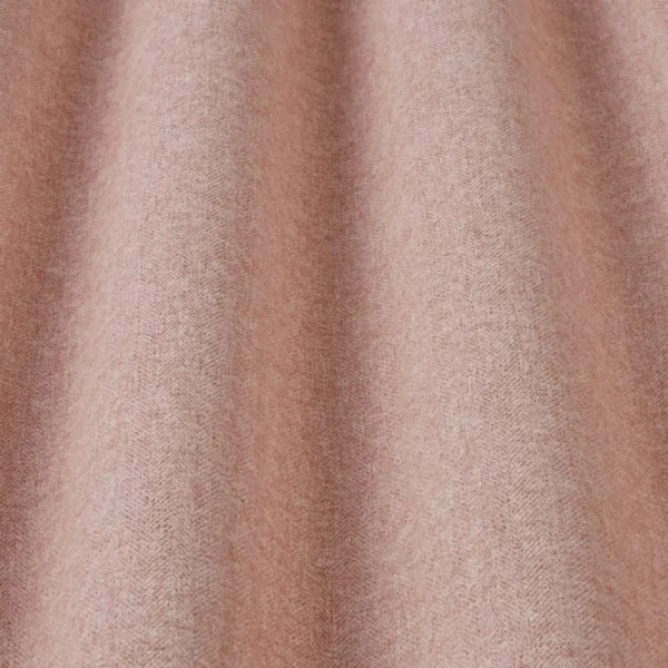Bray Fabric - Rosewood by pink plain fabric with wave