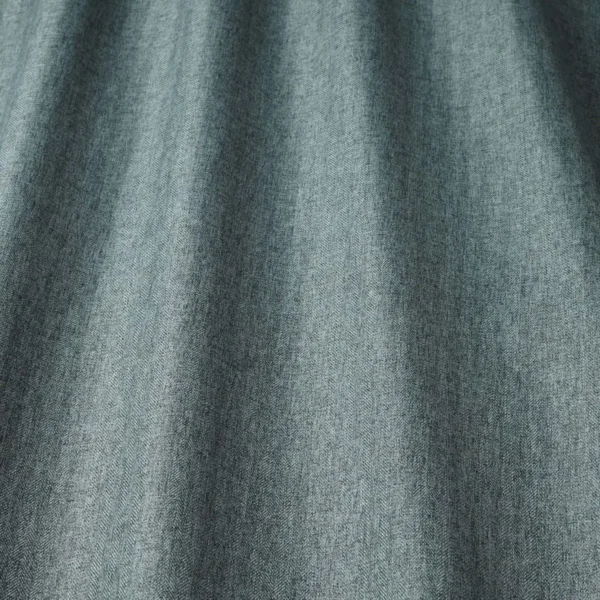 Bray Fabric - Prussian by blue plain fabric with wave