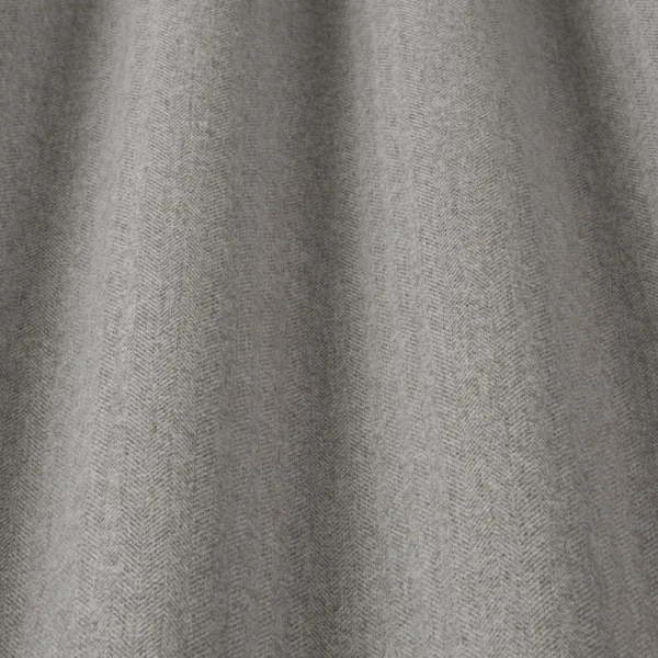 Bray Fabric - Pebble by black-grey plain fabric with wave