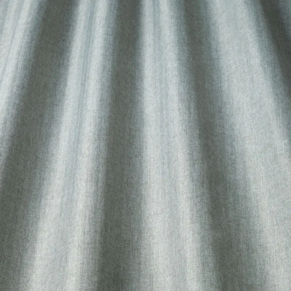 Bray Fabric - Jade by blue plain fabric with wave