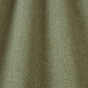 green plain fabric with wave